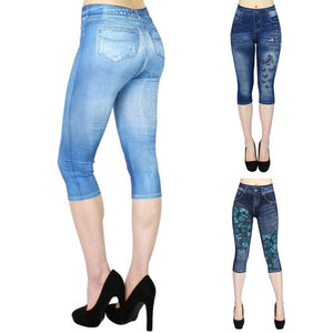Denim Short Leggings