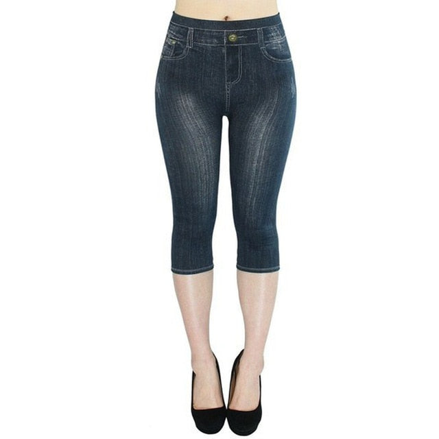 Denim Short Leggings