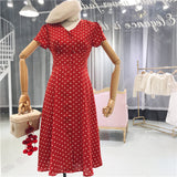 Polka Dot French Style Dress