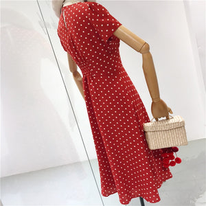 Polka Dot French Style Dress