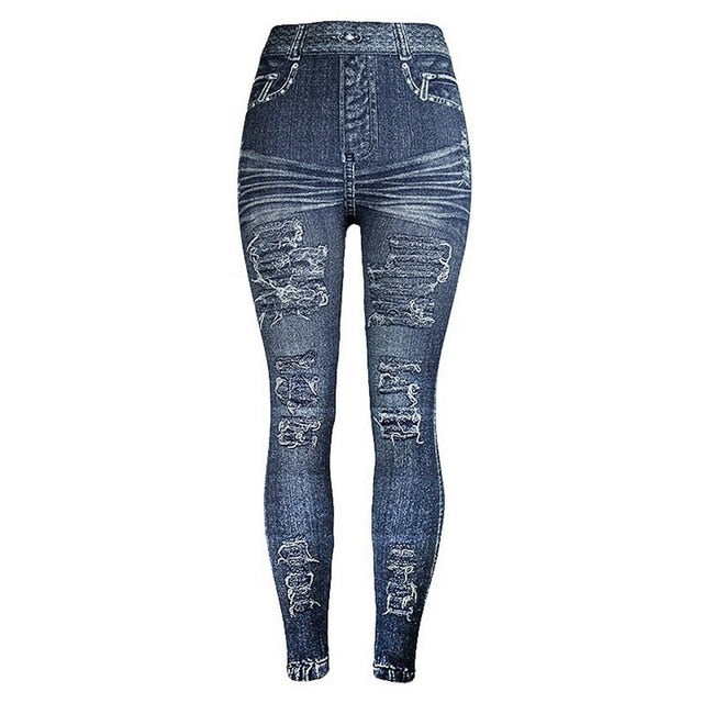 High Waist Jean Leggins