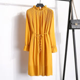 Chiffon Pleated Dress