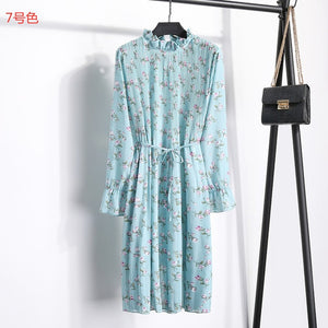 Chiffon Pleated Dress