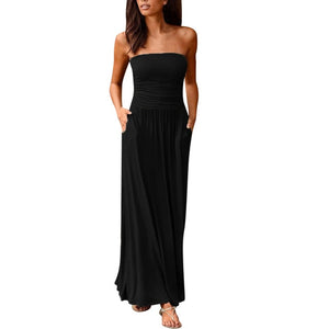Off Shoulder Long Dress