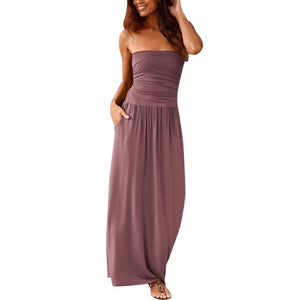 Off Shoulder Long Dress