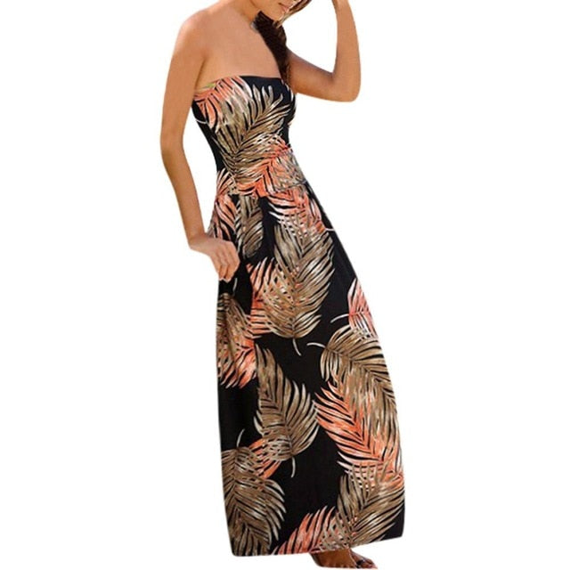 Off Shoulder Long Dress