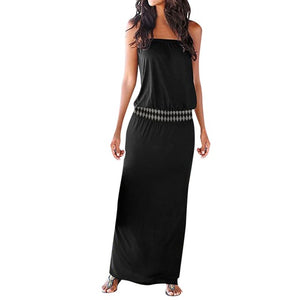 Off Shoulder Long Dress