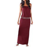 Off Shoulder Long Dress