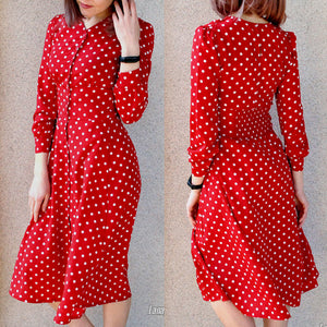 Polka Dot French Style Dress