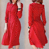 Polka Dot French Style Dress