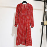 Polka Dot French Style Dress