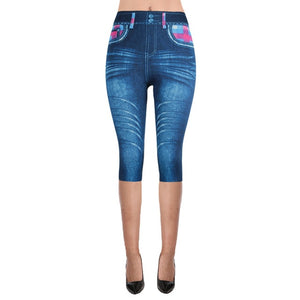 Denim Short Leggings