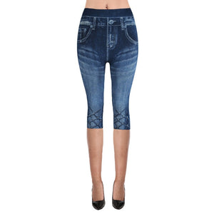 Denim Short Leggings