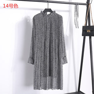Chiffon Pleated Dress
