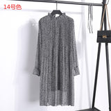 Chiffon Pleated Dress
