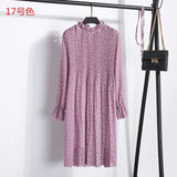 Chiffon Pleated Dress