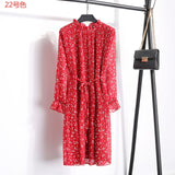 Chiffon Pleated Dress