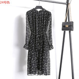 Chiffon Pleated Dress