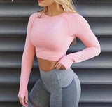 Long Sleeve Crop Top Yoga