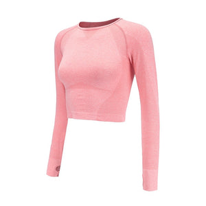 Long Sleeve Crop Top Yoga