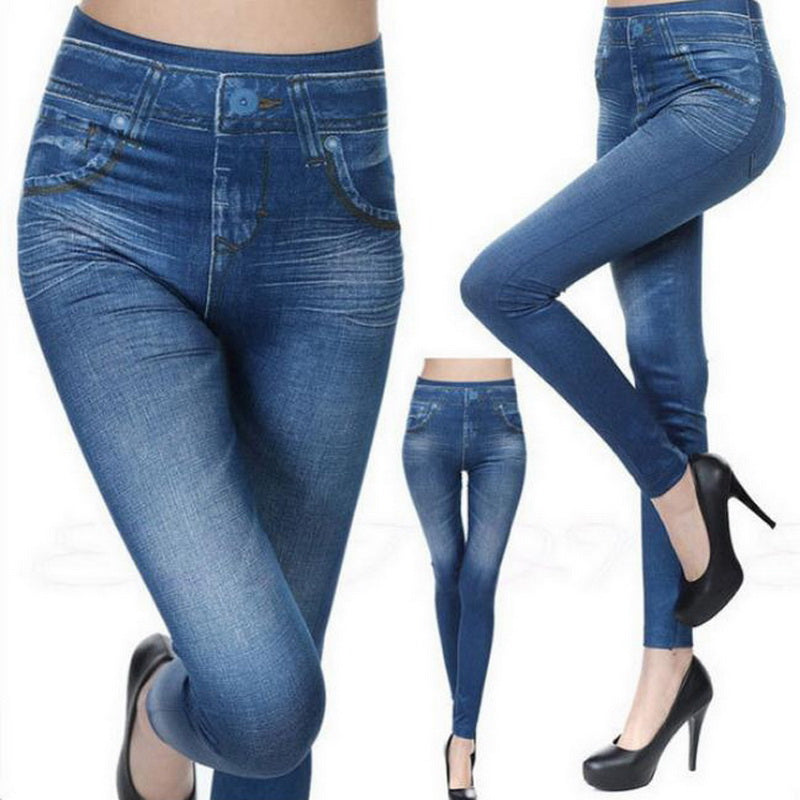 High Waist Jean Leggins