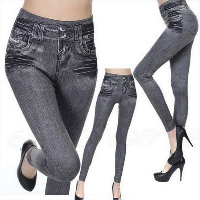 High Waist Jean Leggins