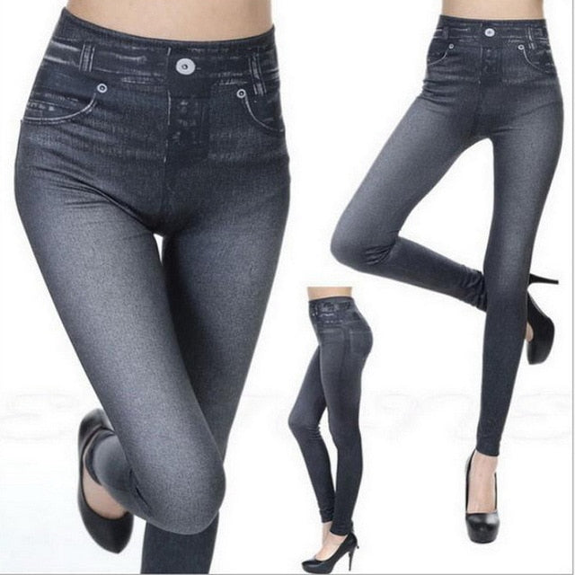 High Waist Jean Leggins